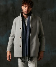 HIDEAWAYS NICOLE | ストレッチメルトンスタンドミドルコート(その他アウター)