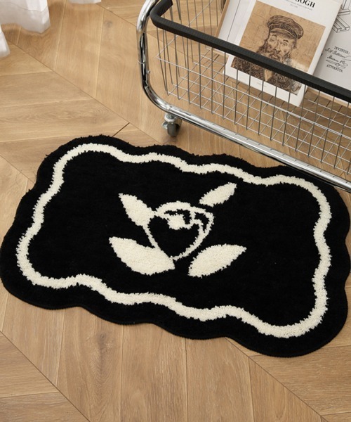 セール】Ein/モノクロ スクエア ラグマット（ラグ/マット）｜Ein