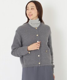 アルパカミックスカーディガン