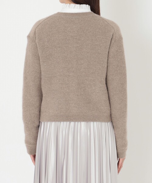 S.ESSENTIALS(エスエッセンシャルズ)の「アルパカミックスカーディガン(カーディガン/ボレロ・レディース・チャコールグレー/ベージュ系その他4・38)」の8枚目の写真