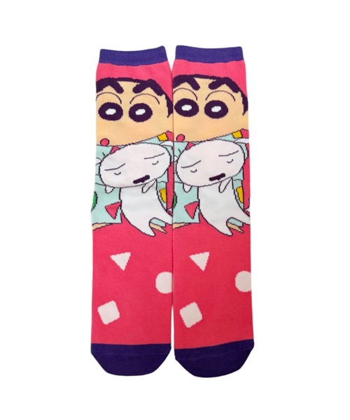 クレヨンしんちゃん 】 ミドルハイソックス 24F10（ソックス