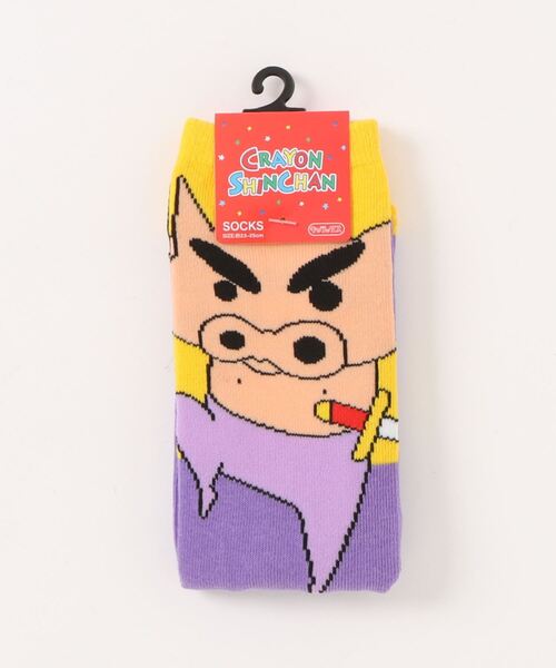 クレヨンしんちゃん 】 ミドルハイソックス 24F10（ソックス