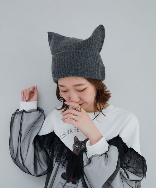 セール】スクエアニットキャップ（ニットキャップ/ビーニー
