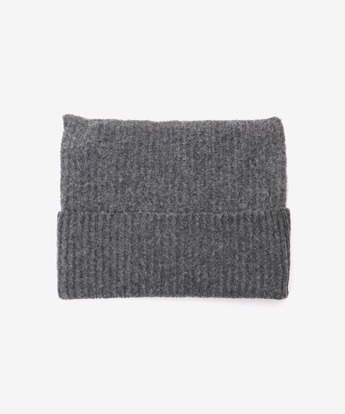 MAJESTIC LEGON（マジェスティックレゴン）の「スクエアニットキャップ（ニットキャップ/ビーニー・レディース・グレー/アイボリー・FREE）」の11枚目の写真