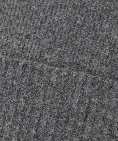 MAJESTIC LEGON（マジェスティックレゴン）の「スクエアニットキャップ（ニットキャップ/ビーニー・レディース・グレー/アイボリー・FREE）」の13枚目の写真