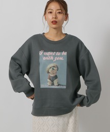 LAKOLE | アニマルロゴプリントプルオーバー / 226095(スウェット)