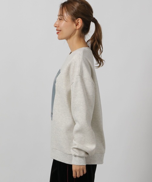 LAKOLE(ラコレ)の「アニマルロゴプリントプルオーバー / 226095(スウェット・レディース・ボルドー/オートミール/チャコール・FREE)」の14枚目の写真