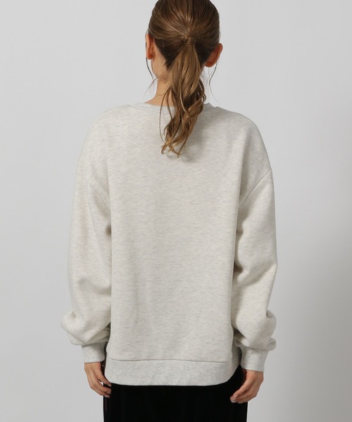 LAKOLE(ラコレ)の「アニマルロゴプリントプルオーバー / 226095(スウェット・レディース・ボルドー/オートミール/チャコール・FREE)」の15枚目の写真