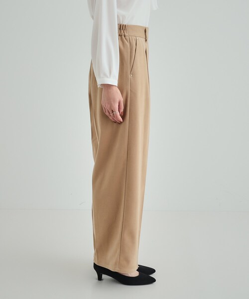 DRESKIP（ドレスキップ）の「◆【S-LL/きっと虜になる】両面起毛であったか 滑らかタッチ ワイドパンツ（その他パンツ・レディース・キャメル/ブラック/ライトベージュ/ライトブルー・01/02/03/04）」の22枚目の写真