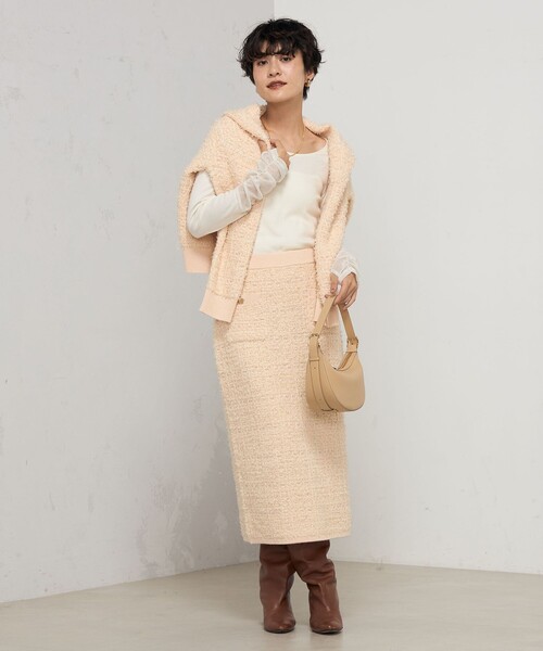Rie Miller(リエミラー)の「袖口シアーロンT(Tシャツ/カットソー・レディース・ブラック/キナリ・38)」の5枚目の写真