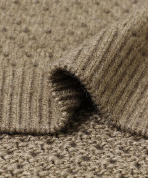 URBAN RESEARCH(アーバンリサーチ)の「ウールアクリルメッシュニット(ニット/セーター・メンズ・ブラック/オフホワイト/モカ・LARGE/MEDIUM)」の20枚目の写真