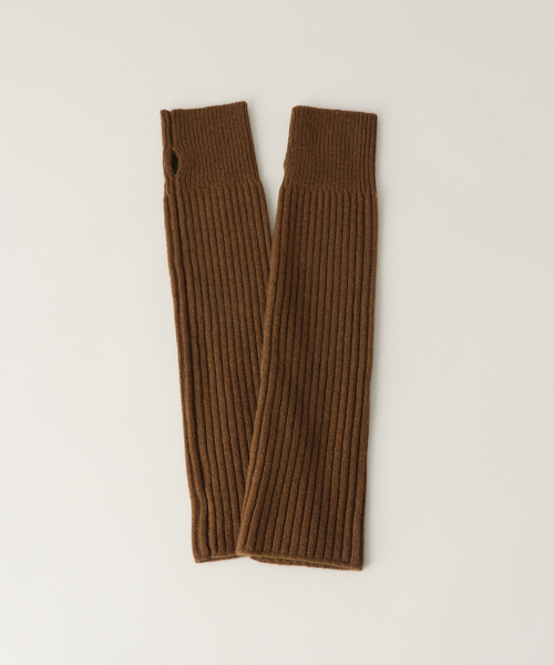 JOURNAL STANDARD（ジャーナルスタンダード）の「■■キャリー回収スーパーファインメリノアームウォーマー（アームカバー・レディース・レッド/キャメル/チャコールグレー・FREE）」の2枚目の写真