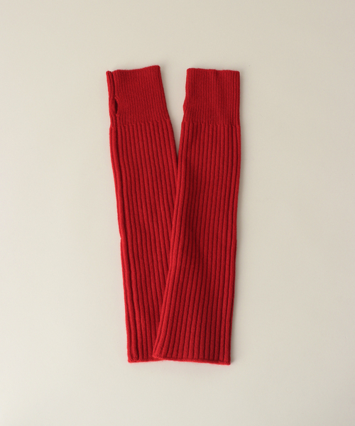 JOURNAL STANDARD（ジャーナルスタンダード）の「■■キャリー回収スーパーファインメリノアームウォーマー（アームカバー・レディース・レッド/キャメル/チャコールグレー・FREE）」の3枚目の写真