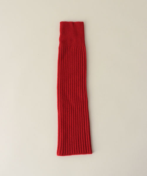 JOURNAL STANDARD（ジャーナルスタンダード）の「■■キャリー回収スーパーファインメリノアームウォーマー（アームカバー・レディース・レッド/キャメル/チャコールグレー・FREE）」の5枚目の写真