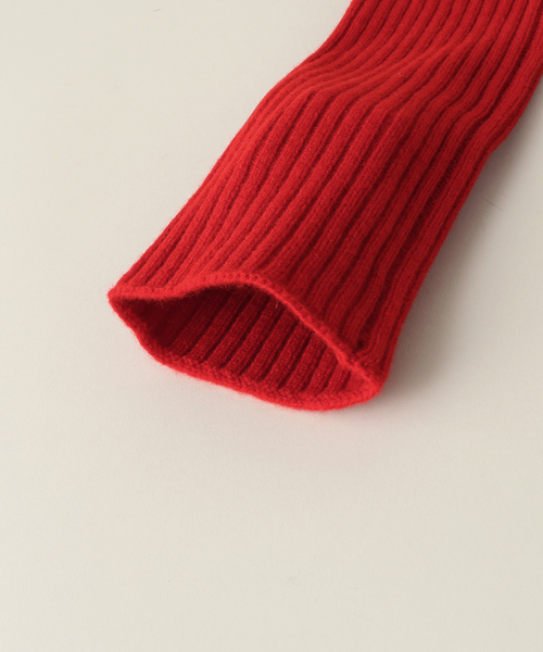 JOURNAL STANDARD（ジャーナルスタンダード）の「■■キャリー回収スーパーファインメリノアームウォーマー（アームカバー・レディース・レッド/キャメル/チャコールグレー・FREE）」の7枚目の写真