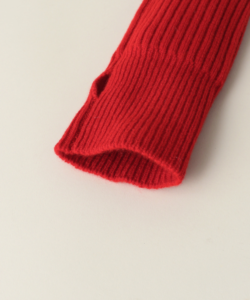 JOURNAL STANDARD（ジャーナルスタンダード）の「■■キャリー回収スーパーファインメリノアームウォーマー（アームカバー・レディース・レッド/キャメル/チャコールグレー・FREE）」の8枚目の写真