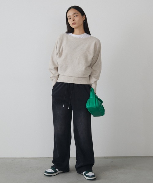 MERLOT(メルロー)の「ギャザーミニバッグ(ハンドバッグ・レディース・グリーン/ブラック・FREE)」の6枚目の写真