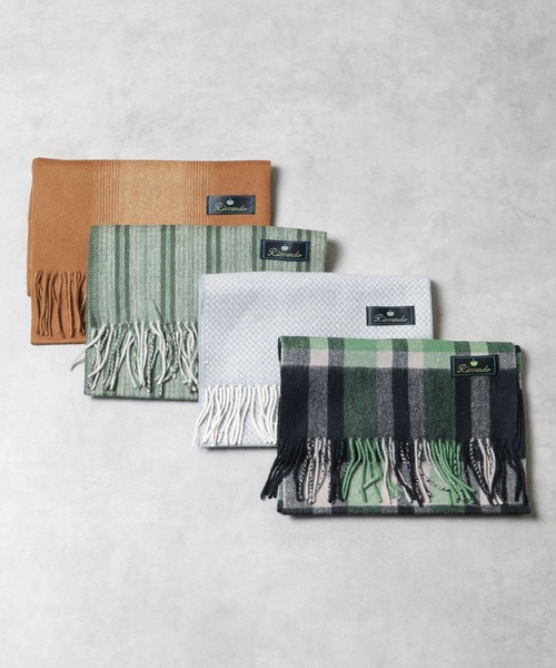 ARCHIVER（アーカイバ）の「ウールクラシックデザインマフラー（マフラー・メンズ・ブラウン/グレー/グリーン・FREE）」の13枚目の写真