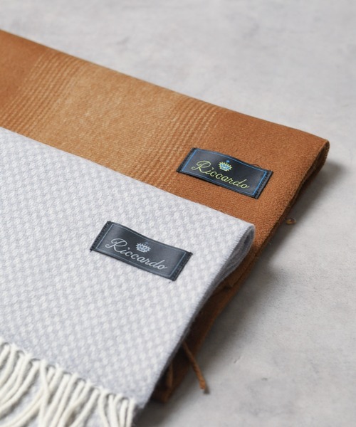 ARCHIVER（アーカイバ）の「ウールクラシックデザインマフラー（マフラー・メンズ・ブラウン/グレー/グリーン・FREE）」の14枚目の写真