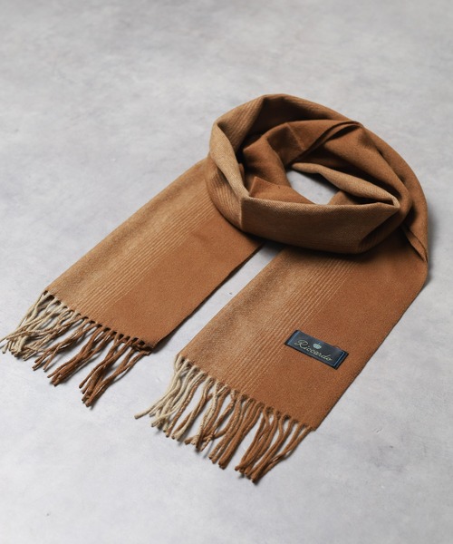 ARCHIVER（アーカイバ）の「ウールクラシックデザインマフラー（マフラー・メンズ・ブラウン/グレー/グリーン・FREE）」の17枚目の写真