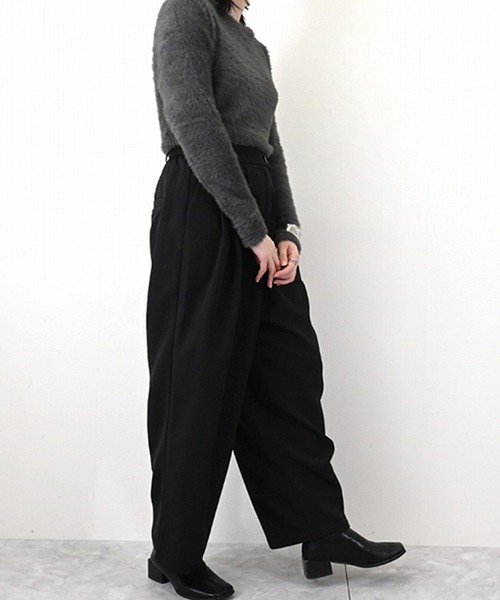 STYLEBLOCK（スタイルブロック）の「ダブルクロスバレルパンツ（その他パンツ・レディース・グリーン/イエロー/ブラック・M）」の8枚目の写真