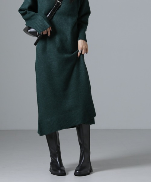 NANO universe（ナノユニバース）の「フーディニットワンピース（ワンピース・レディース・ダークブラウン/ダークグリーン/ベージュ・FREE）」の19枚目の写真