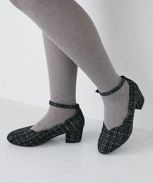 MAJESTIC LEGON（マジェスティックレゴン）の「ふかふかスカラップパンプス（パンプス・レディース・ピンク/レッド/ブラック/アイボリー/ネイビー/ホワイト系その他2/ブラック系その他3・SMALL/X-LARGE/LARGE/MEDIUM）」の9枚目の写真