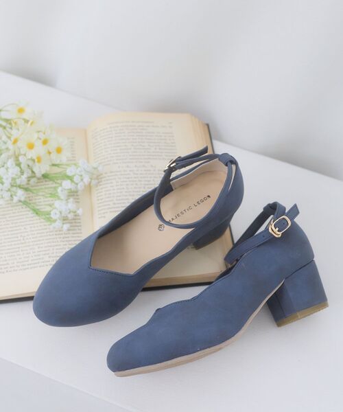MAJESTIC LEGON(マジェスティックレゴン)の「ふかふかスカラップパンプス(パンプス・レディース・ピンク/レッド/ブラック/アイボリー/ネイビー/ホワイト系その他2/ブラック系その他3・SMALL/X-LARGE/LARGE/MEDIUM)」の10枚目の写真