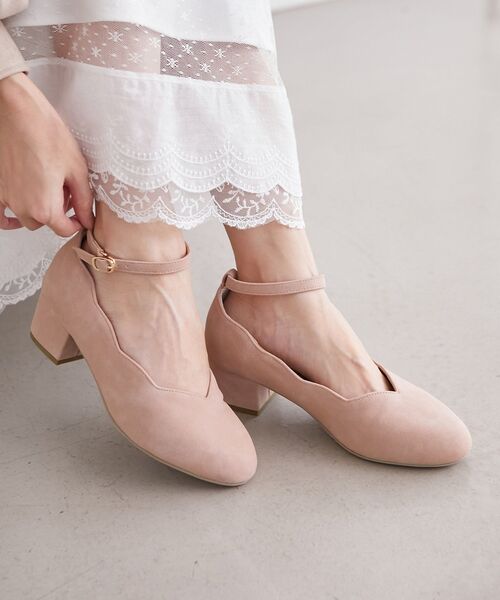 MAJESTIC LEGON(マジェスティックレゴン)の「ふかふかスカラップパンプス(パンプス・レディース・ピンク/レッド/ブラック/アイボリー/ネイビー/ホワイト系その他2/ブラック系その他3・SMALL/X-LARGE/LARGE/MEDIUM)」の18枚目の写真