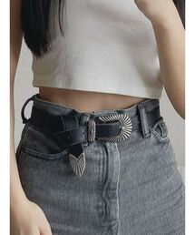 EVRIS | メタルバックルフェイクレザーベルト(ベルト)