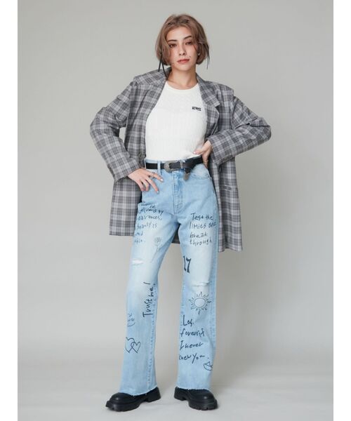 EVRIS（エヴリス）の「メタルバックルフェイクレザーベルト（ベルト・レディース・ブラック・FREE）」の13枚目の写真