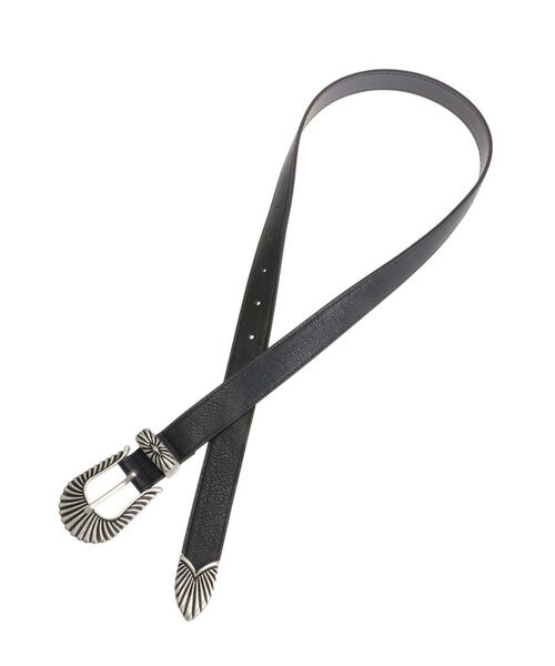 EVRIS（エヴリス）の「メタルバックルフェイクレザーベルト（ベルト・レディース・ブラック・FREE）」の22枚目の写真