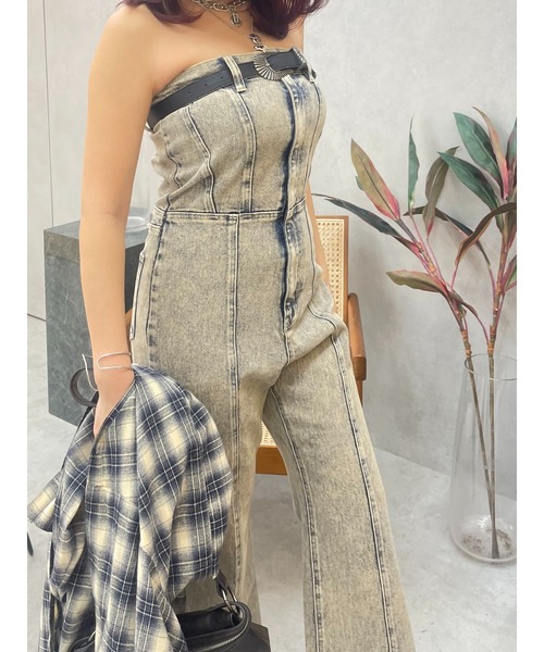 EVRIS（エヴリス）の「メタルバックルフェイクレザーベルト（ベルト・レディース・ブラック・FREE）」の8枚目の写真