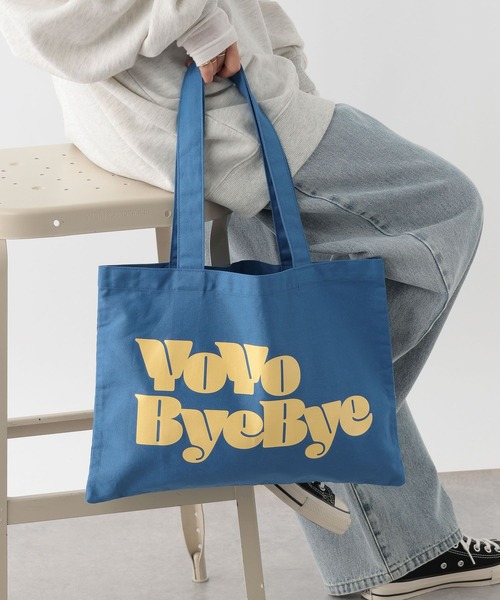 LEPSIM（レプシィム）の「アソートスクエアトートバッグ　250445（トートバッグ・レディース・オフホワイト/ブルー/オレンジ/ライトパープル/ライトグリーン/ピンク・ONE SIZE）」の3枚目の写真