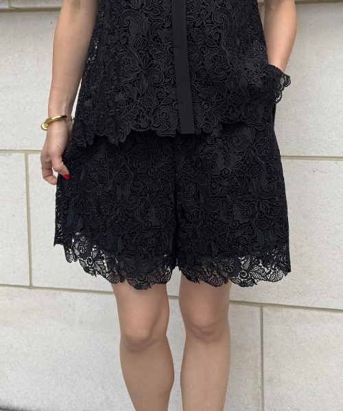 JENNE(ジェンヌ)の「着痩せ総レースボトムス(その他パンツ・レディース・ホワイト/ブラック・LARGE/SMALL/MEDIUM)」の2枚目の写真