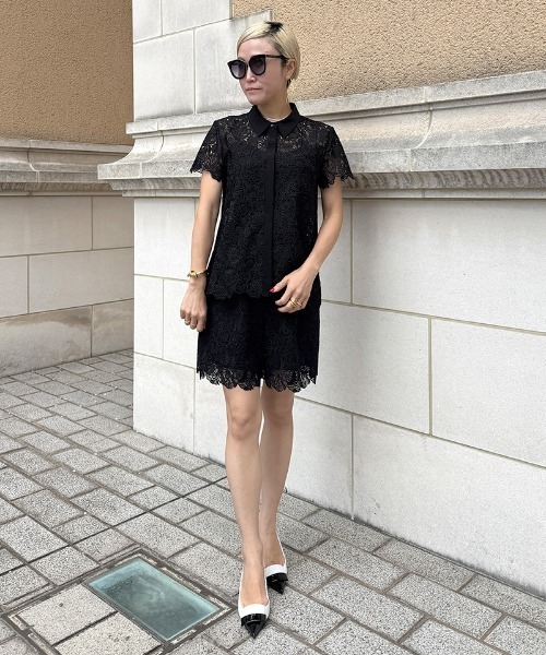 JENNE(ジェンヌ)の「着痩せ総レースボトムス(その他パンツ・レディース・ホワイト/ブラック・LARGE/SMALL/MEDIUM)」の8枚目の写真