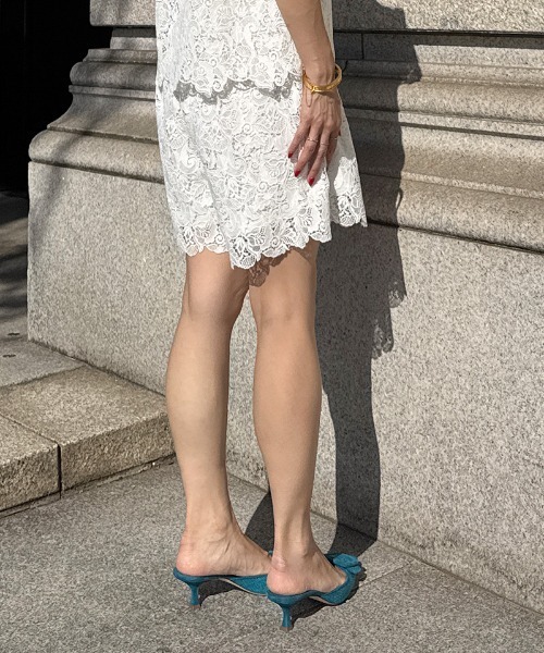 JENNE(ジェンヌ)の「着痩せ総レースボトムス(その他パンツ・レディース・ホワイト/ブラック・LARGE/SMALL/MEDIUM)」の14枚目の写真