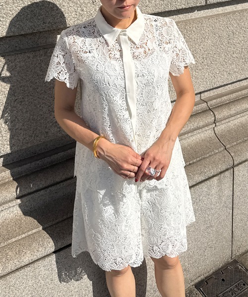 JENNE(ジェンヌ)の「着痩せ総レースボトムス(その他パンツ・レディース・ホワイト/ブラック・LARGE/SMALL/MEDIUM)」の21枚目の写真