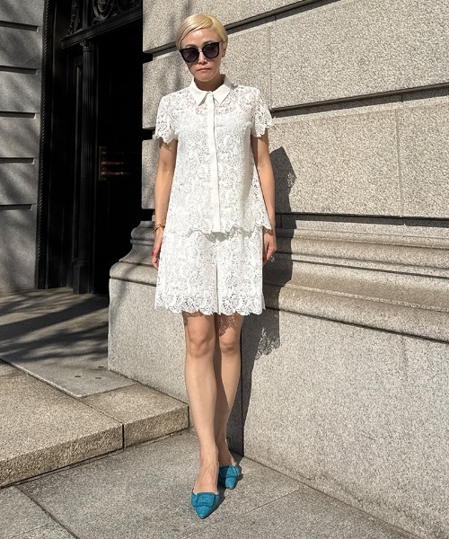 JENNE(ジェンヌ)の「着痩せ総レースボトムス(その他パンツ・レディース・ホワイト/ブラック・LARGE/SMALL/MEDIUM)」の22枚目の写真