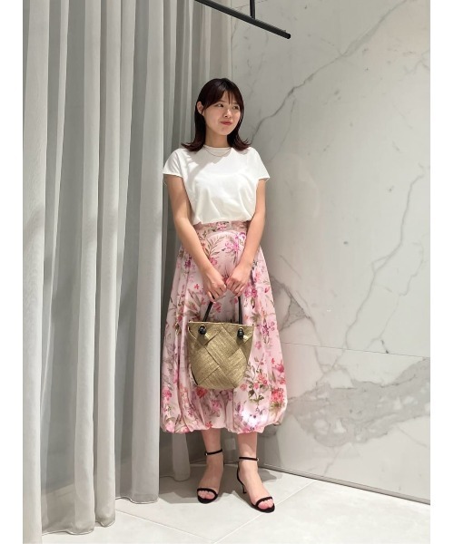 【現行品✨】　RATTIソフトフラワプリントバルーンスカート　ルルウィルビー セール】【LOULOU WILLOUGHBY】RATTIソフトフラワプリントバルーン