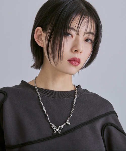 Ellno Loset(エルノロゼット)の「バタフライチェーンネックレス(ネックレス・メンズ・シルバー・FREE)」の3枚目の写真