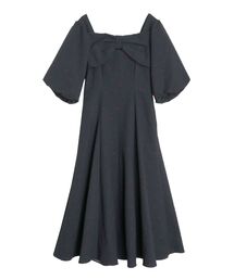 CALNAMUR | HEART PRINT RIBBON OP/ハートプリントリボンワンピース(ワンピース)