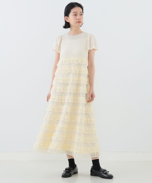 CAROLINA GLASER（カロリナ グレイサー）の「【COLLABORATION】Aya / レースワンピース（ワンピース・レディース・ブラック/ホワイト系その他5・MEDIUM/SMALL）」の6枚目の写真