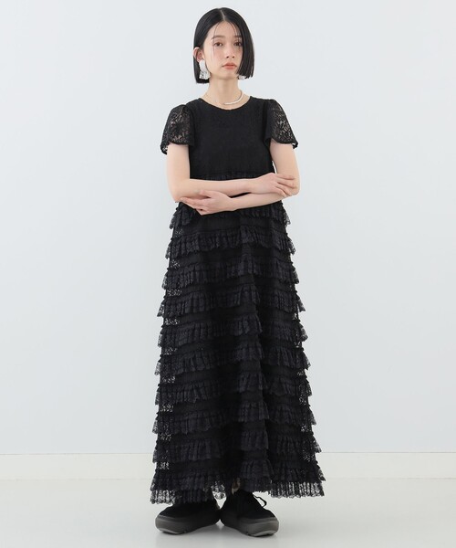 CAROLINA GLASER（カロリナ グレイサー）の「【COLLABORATION】Aya / レースワンピース（ワンピース・レディース・ブラック/ホワイト系その他5・MEDIUM/SMALL）」の9枚目の写真
