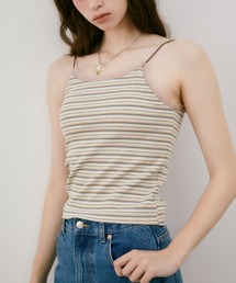 idem | cup in tulle frill camisole／カップインフリル付きキャミソール(キャミソール)