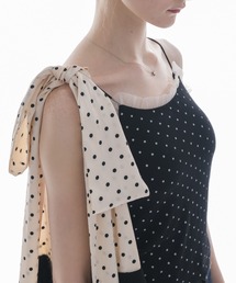 idem（イデム）の「cup in tulle frill camisole／カップインフリル付きキャミソール（キャミソール）」