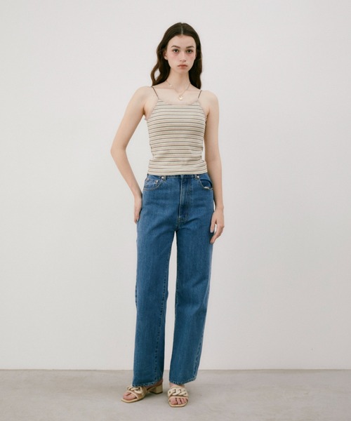 idem(イデム)の「cup in tulle frill camisole/カップインフリル付きキャミソール(キャミソール・レディース・レッド/グレイッシュベージュ/ブラック/グレー・FREE)」の5枚目の写真