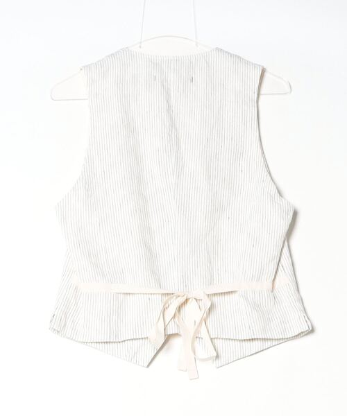 suzuki takayuki（スズキタカユキ）の「vest Ⅱ（ベスト・レディース・ホワイト系その他・FREE）」の2枚目の写真