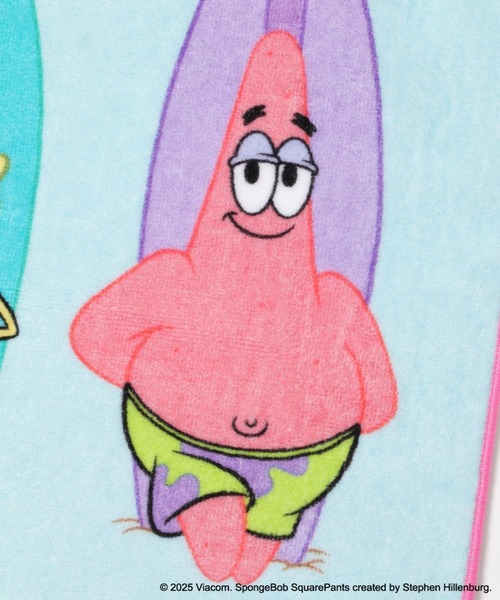 BAYFLOW(ベイフロー)の「【SpongeBob(スポンジ・ボブ)×BAYFLOW】タオルハンカチ(ハンカチ/ハンドタオル・レディース・ブルー/イエロー・0)」の8枚目の写真