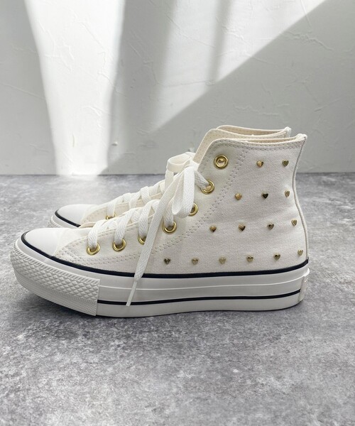 国内発★送料無料！ALL STAR PLTS ハートのスタッズ HI レディース 【CONVERSE】 コンバース AS PLTS HEARTSTUDS HI